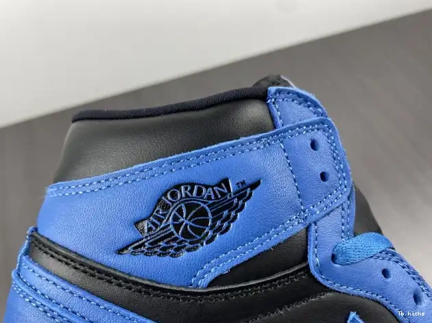 Cheap TBK Marina Jordan 1 High Blue' Air 555088-404 OG Retro 'Dark 0429